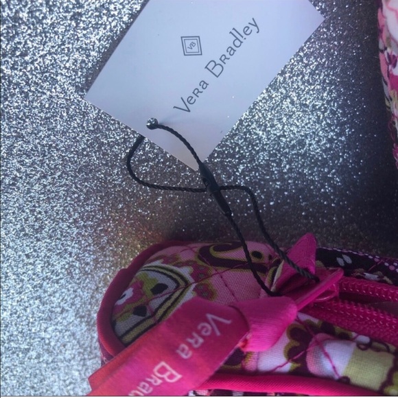 VERA BRADLEY Pink Paisley Cosmetic Bag - Picture 4 of 6